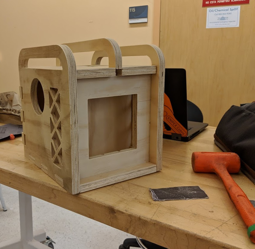 ShopBotted plywood housing